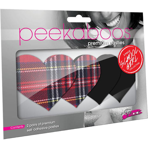 PASTIES SCHOOL GIRL HEARTS - XGPK027H
