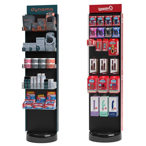 Screaming O & Dynamo Wellness New Product Floor Display [DROP SHIP ONLY]