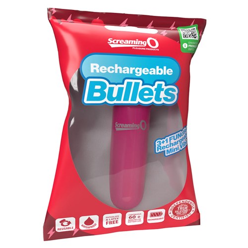 Screaming O Rechargeable Bullet-Pink