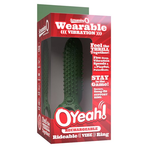 Screaming O Rechargeable O Yeah Silicone-Green