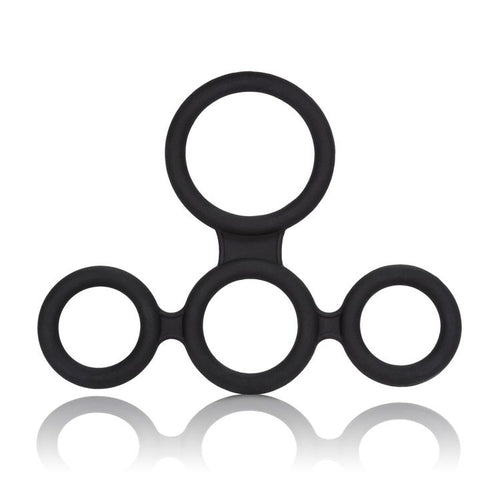 BIG MAN'S SPREADER RING BLACK - SE142615