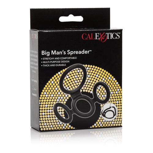 BIG MAN'S SPREADER RING BLACK - SE142615