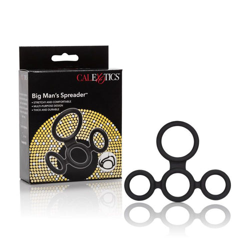 BIG MAN'S SPREADER RING BLACK - SE142615