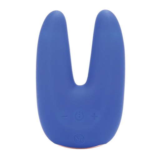 Secret Kisses Dual Motor Clitoral Vibrator-Blue