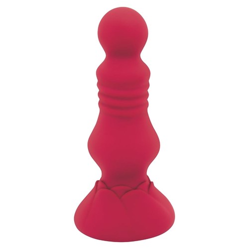 Secret Kisses Rosegasm Remote Control Thrusting Floret Butt Plug