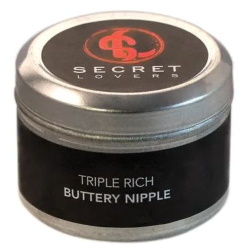 SECRET LOVERS BUTTERY NIPPLE MINI EDIBLE MASSAGE CANDLE 1OZ - FRSL001064
