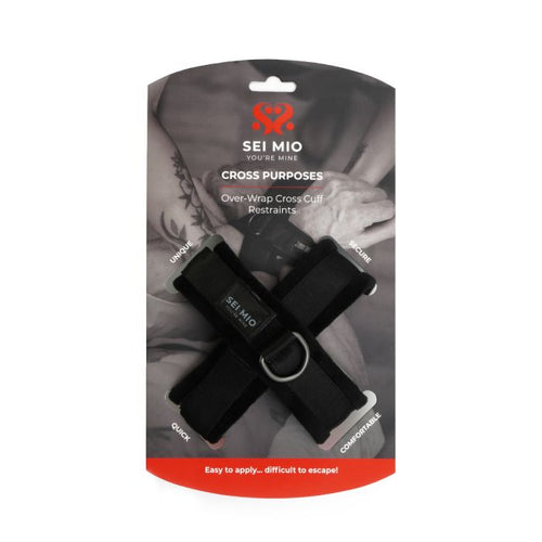 SEI MIO CROSS PURPOSES OVER WRAP CROSS CUFF RESTRAINTS - CRESM025