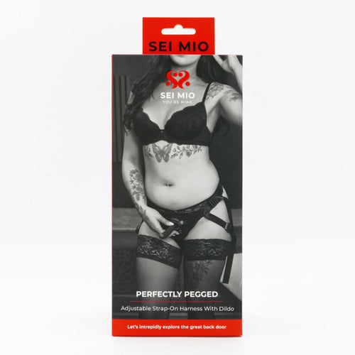 SEI MIO PERFECTLY PEGGED BEGINNERS STRAP ON HARNESS AND 5' DILDO - CRESM033