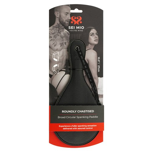 SEI MIO Roundly Chastised Broad Circular Spanking Paddle