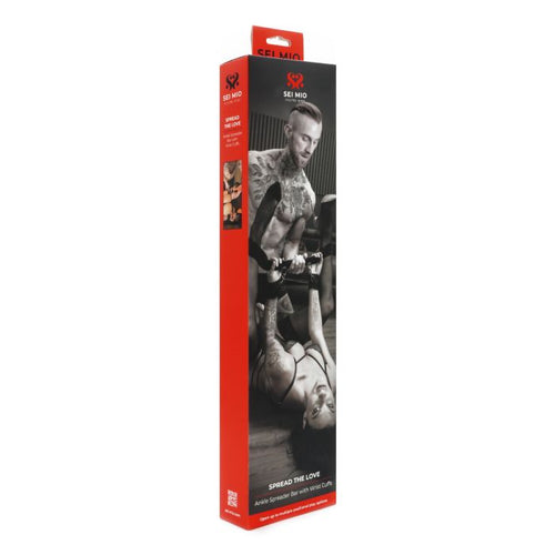 SEI MIO SPREAD THE LOVE ANKLE SPREADER BAR WITH WHRIST CUFFS S - CRESM008