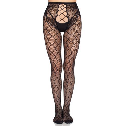 Seline Net Crotchless Tights - 1966      00122