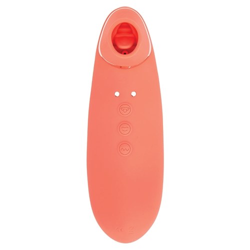 Sensuelle Trinitii 3-in-1 Suction Tongue-Coral