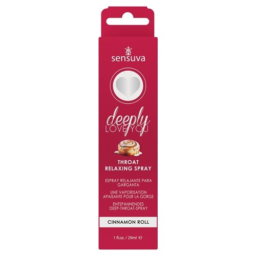 Sensuva Deeply Love You Throat Relaxing Spray-Cinnamon Roll 1oz