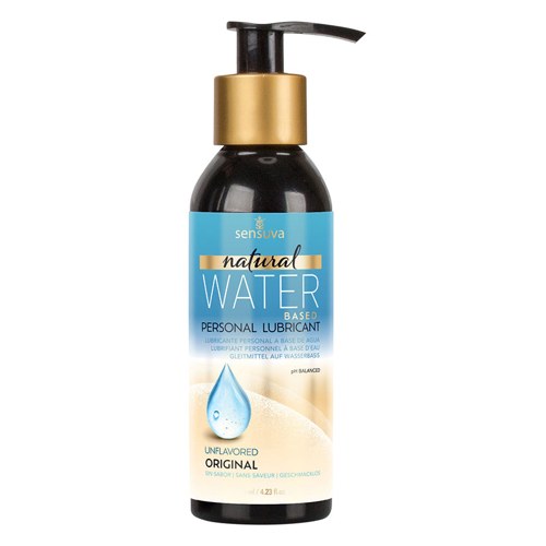 Sensuva Natural Water Based Personal Lubricant 4oz