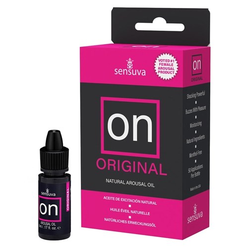 Sensuva ON Original Arousal Oil 5ml Bottle Medium Box
