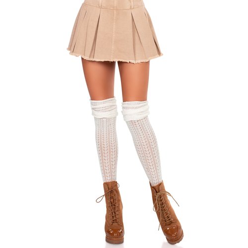 Serena Pointelle Knee Scrunch Socks - 6906      00122