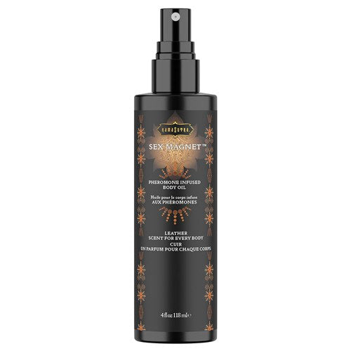 Sex Magnet Body Oil Spray-Leather 4oz