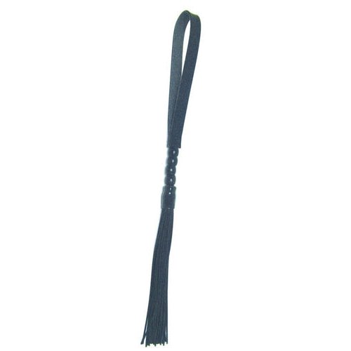 SEX & MISCHIEF BEADED FLOGGER NOIR - SS92124
