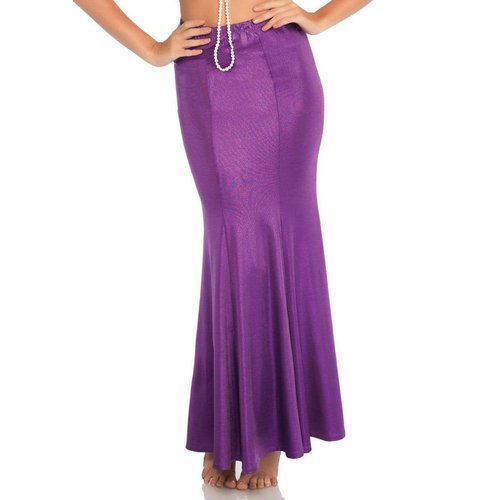 Shimmer Spandex Mermaid Costume Maxi Skirt - 86771     05306