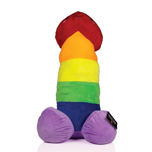 Shots Penis Plushie - Multi Color 39.4" / 100 cm