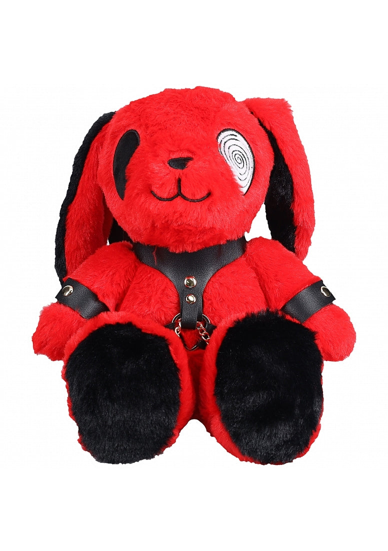 BUNNY BACKPACK CIRCLE EYE LARGE RED - SHTSLI279RED