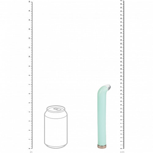 LOVELINE AURORA 6.3 G-SPOT VIBRATOR GLASS GREEN " - SHTLOVU093GRN