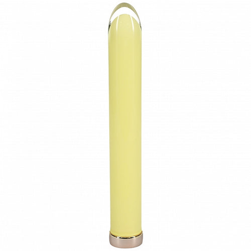 LOVELINE SPARKLE 6.3 VIBRATOR GLASS YELLOW " - SHTLOVU092YEL