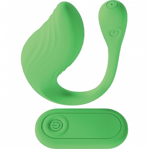 LOVELINE VELVET G-SPOT VIBRATING GREEN - SHTLOVU080GRN