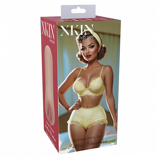 XKIN PINUP BETTIE BLOWKISS MASTURBATOR TPE S TAN - SHTXKN001TAN
