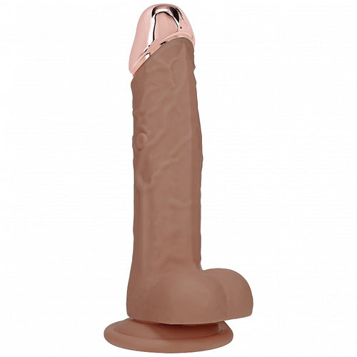 REALROCK WIRELESS RECHARGEABLE METALHEAD REGULAR STRAIGHT 8IN W/BALLS TAN - SHTREA211TAN