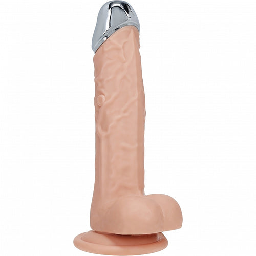 REALROCK WIRELESS RECHARGEABLE METALHEAD REGULAR STRAIGHT 8IN W/BALLS - SHTREA211FLE