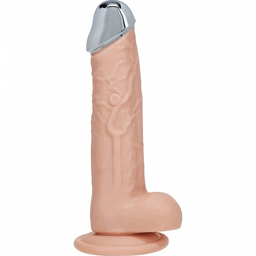 REALROCK WIRELESS RECHARGEABLE METALHEAD REGULAR STRAIGHT 8IN W/BALLS - SHTREA211FLE