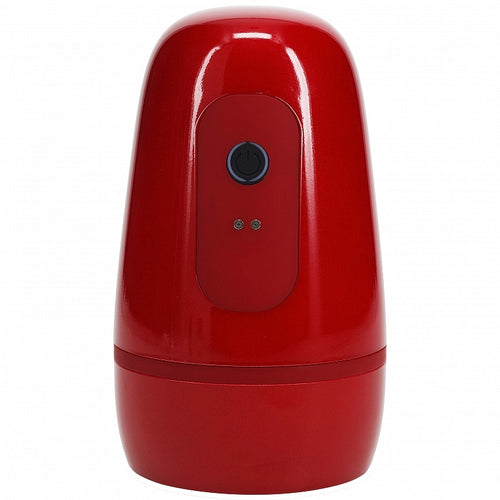 PUMPED VIBROBATOR MASTURBATOR SUCTION METALLIC RED - SHTPMP068MRD