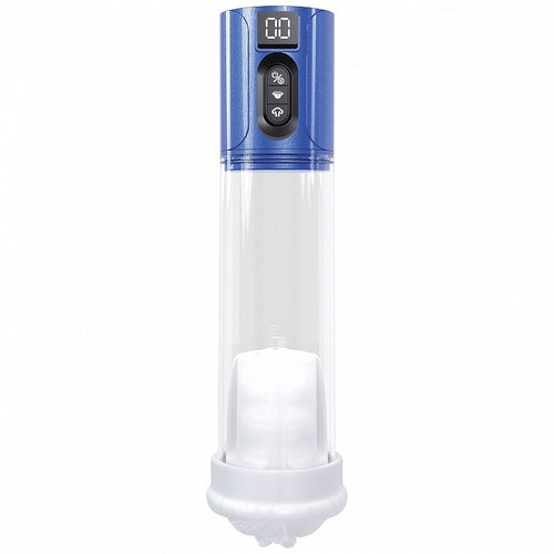 PUMPED HYPERLIFT MASTURBATOR SUCTION METALLIC BLUE - SHTPMP067MBL