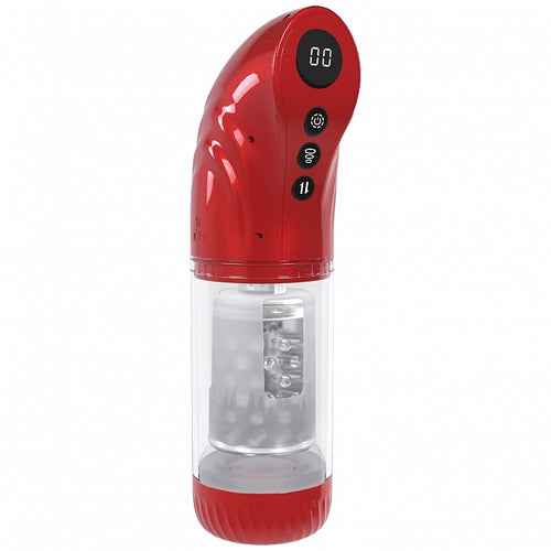 PUMPED STROKEMATE MASTURBATOR SUCTION ROTATION THRUSTING - SHTPMP063MRD