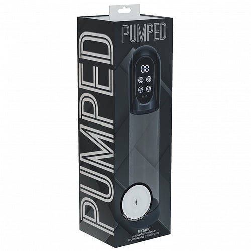 PUMPED ENGAGE AUTOMATIC PUMP MASTUBATOR GUN METAL - SHTPMP058GUN
