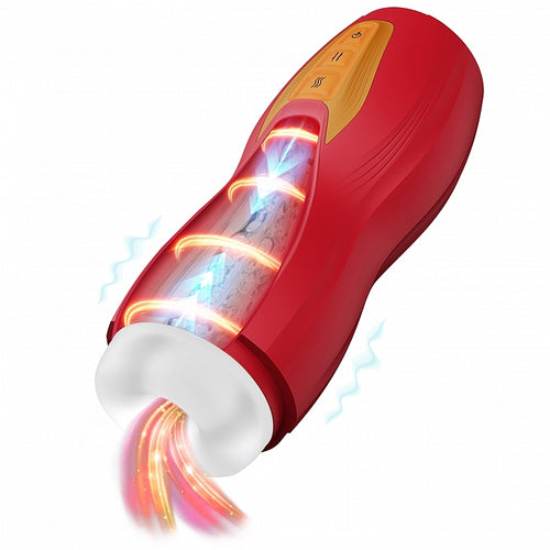 MASTURS SOLARA FIRE SORCERESS MULTI FUNCTION MASTURBATOR - SHTMAS001RED