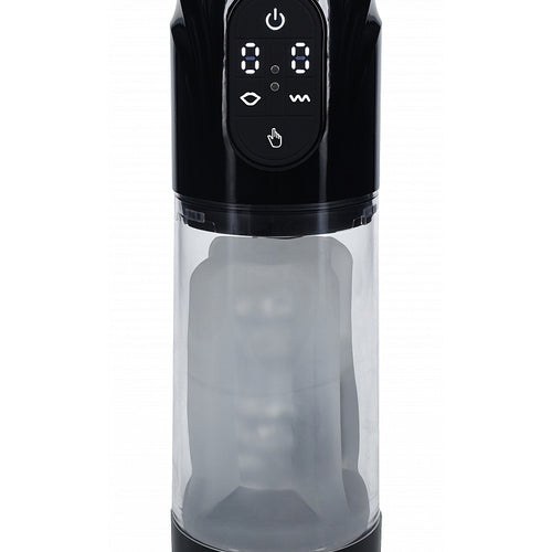 PUMPED TECHNOTHRUST AUTOMATIC MASTURBATOR BLACK - SHTPMP061BLK