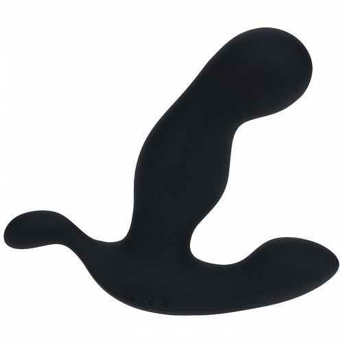 LEVELZ HEATING & VIBRATING SILICONE PROSTATE STIMULATOR BLACK - SHTLVL030025BLK