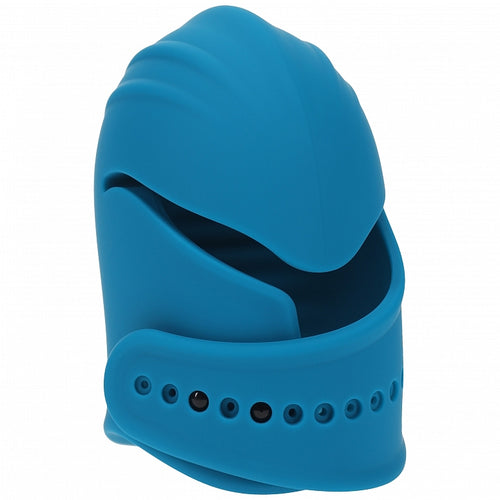 LEVELZ ADJUSTABLE VIBRATING SILICONE PENIS HEAD STIMULATOR TEAL - SHTLVL030021TEA