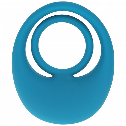 LEVELZ VIBRATING LIQUID COCK & BALL RING TEAL - SHTLVL030004TEA