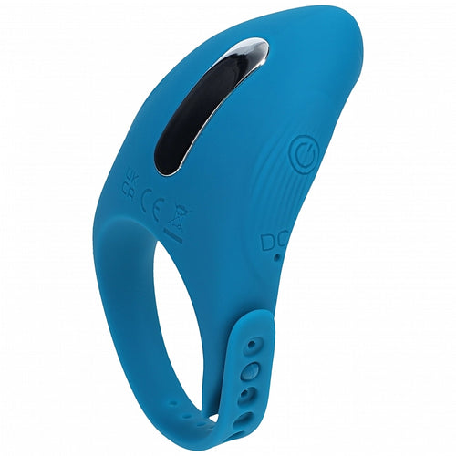 LEVELZ ADJUSTABLE VIBRATING COCK RING TEAL - SHTLVL030001TEA