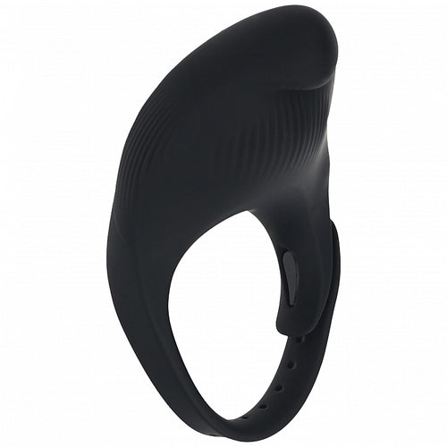 LEVELZ ADJUSTABLE VIBRATING COCK RING BLK - SHTLVL030001BLK