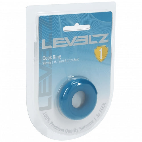 LEVELZ SILICONE COCK XS RING TEAL - SHTLVL010002TEA