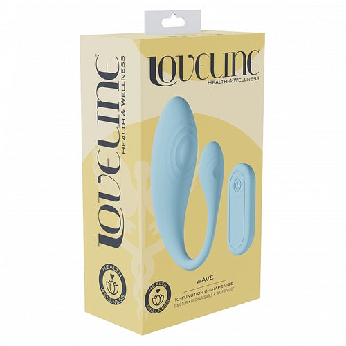LOVELINE WAVE C-SHAPE VIBE BLUE - SHTLOVU082BLU