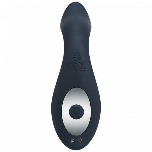 LEVELZ VIBRATING & ROTATING SILICONE ANAL PLUG BLACK - SHTLVL030029BLK