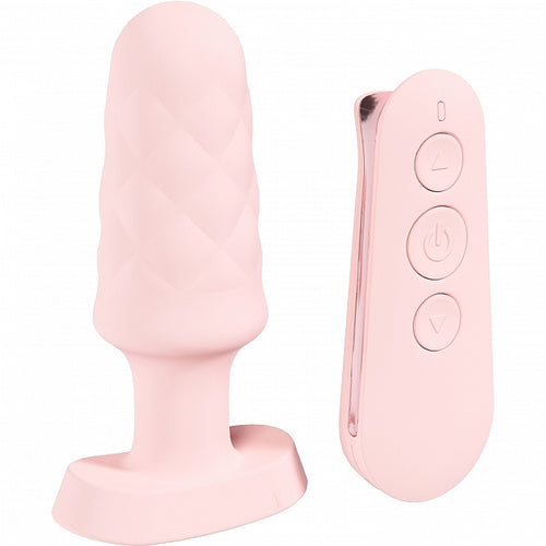 LOVELINE VELVET REMOTE CONTROL VIBRATING PINK - SHTLOVU056PNK