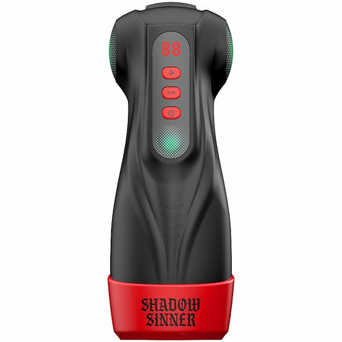 MASTURS RAVEN SHADOW SINNER MULTI FUNCTION MASTURBATOR - SHTMAS002BLK