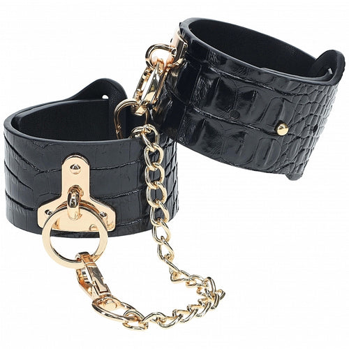 OUCH! ROME COLLECTION HANDCUFFS - SHTOU1007BLK