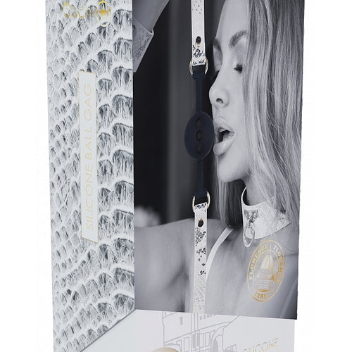OUCH! FLORENCE COLLECTION SILICONE BALL - WHITE - SHTOU1003WHT